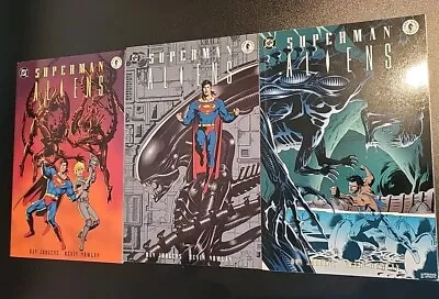 Buy Dark Horse DC Superman Vs Alien Books   1-3  Comics Run  Graphic Novel • 0.99£