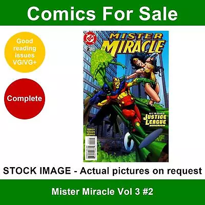 Buy DC Mister Miracle Vol 3 #2 Comic - VG/VG+ 01 May 1996 • 2.99£