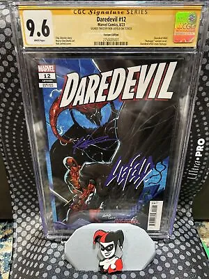Buy Daredevil #12 CGC SS 9.6 Rob Liefeld Homager Variant Double Signed Chiseled • 157.75£