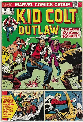 Buy Kid Colt Outlaw#172 Fn 1973 Marvel Bronze Age Comics  $6 Unlimited Shipping! • 19.49£