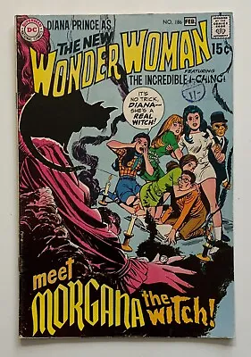 Buy Wonder Woman #186 KEY 1st Appearance Morgana The Witch (DC 1970) FN- Comic • 45£