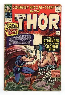 Buy Thor Journey Into Mystery #114 GD+ 2.5 1965 1st App. Absorbing Man • 34.04£