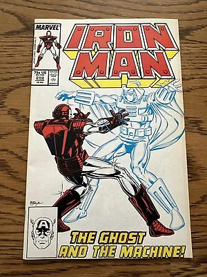 Buy IRON MAN #219 (Marvel  1987) Key 1st App Ghost! Ant Man & Wasp Movie! VF- • 12.85£