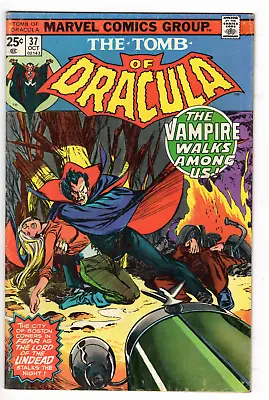 Buy The Tomb Of Dracula #37 October 1975 Marvel Comics Fine • 10.39£
