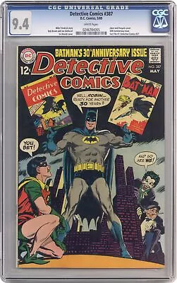 Buy Detective Comics #387 CGC 9.4 1969 0246784005 • 415.07£