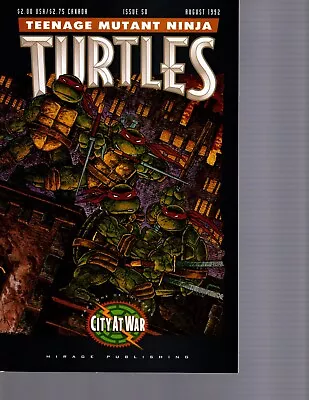 Buy Teenage Mutant Ninja Turtles #50 And #51, City At War, Both Very High Grade! • 67.04£