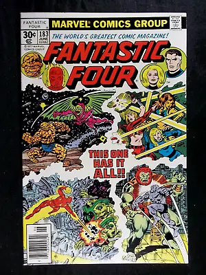 Buy Fantastic Four #183 VF/NM 9.0 Vintage Marvel Comics 1977 • 27.59£