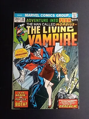 Buy The LIVING VAMPIRE #20 - 1st Solo Issue • 26.99£