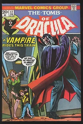 Buy Tomb Of Dracula #17 Marvel 1974 VF Dracula Bites Blade FREE SHIP • 48.20£