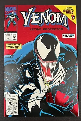Buy Venom Lethal Protector #1  Red Foil Cover  Marvel 1992 - Nm • 39£