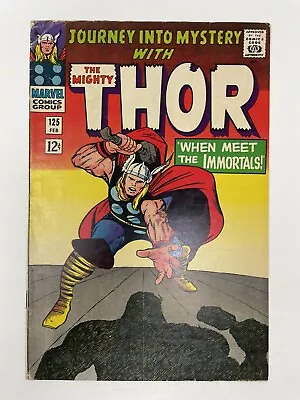 Buy Journey Into Mystery #125 (1966) Marvel Comics MCU Silver Age Thor • 40.18£