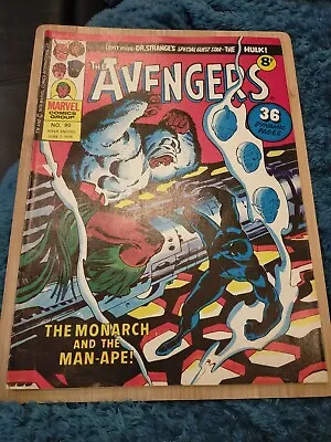 Buy Marvel Comics - Avengers - No. 90 June 7 1975 - The Monarch & Man-Ape • 8.50£