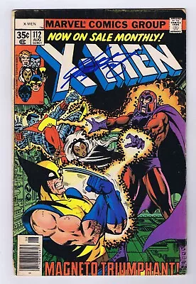 Buy Uncanny X-Men #112 GD Signed W/COA Chris Claremont 1978 Marvel Comics • 60.72£