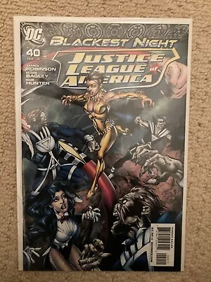 Buy Justice League Of America #40 Blackest Night, James Robinson, Green Lantern DC • 3.99£