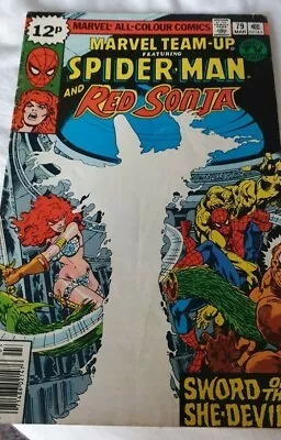 Buy Marvel Team-Up (1979 1st Series) #79 Spider-Man And Red Sonja Cent • 19.99£