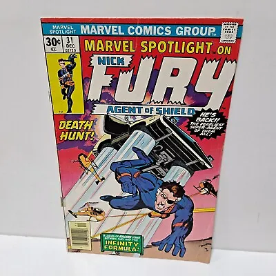 Buy Marvel Spotlight #31 Marvel Comics Nick Fury FN/FN- • 2.24£