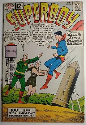 Buy DC Comics Superboy #100 Krypton Map 1st Appearance Erndine Ze-Da GD/VG 3.0 • 19.21£