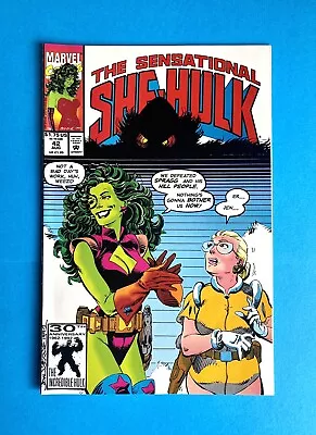 Buy Sensational She-hulk #42 (vol 2) John Byrne  Marvel  Aug 1992  V/g  1st Print • 9.99£