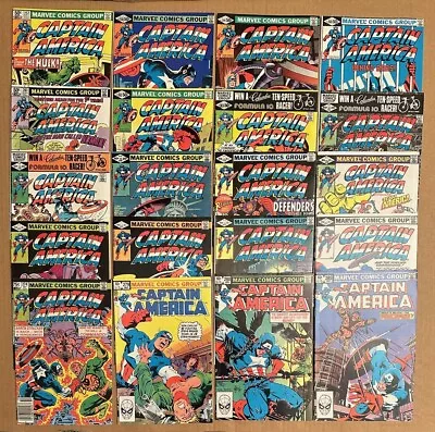 Buy Lot Of 20 Marvel Captain America Comics 257-285 • 31.97£