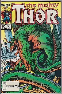 Buy The Mighty Thor #341  Simonson 1984 VERY HIGH GRADE Raw!!  W-OW Pages • 4.74£
