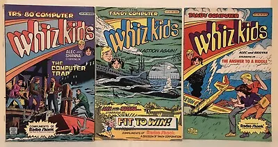 Buy WHIZ KIDS - Lot Of 3 Radio Shack Promo Comics - 1990 - Dick Ayers Art • 8£