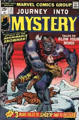 Buy Marvel Comics Journey Into Mystery Vol 2 #13 1974 4.0 VG • 14.37£