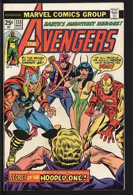 Buy Avengers #133 7.0 // Origin Of Vision + Mantis Marvel 1975 • 22.39£
