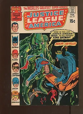 Buy Justice League Of America #87 / 1st Appearance Of Silver Sorceress (4.5) 1971 • 8£