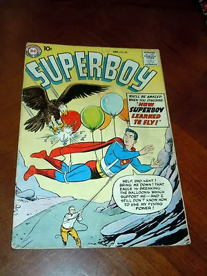 Buy SUPERBOY #69 (1958) VG (4.0) Cond. KEY BOOK:  Superboy First Revealed To World • 30.82£