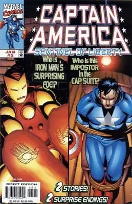 Buy Captain America Sentinel Of Liberty (1998) #   5 (8.0-VF) • 2.25£