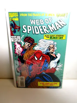 Buy Web Of Spider-Man 113 (1985 Marvel) Gambit Darkness Descends Bagged Boarded • 6.31£