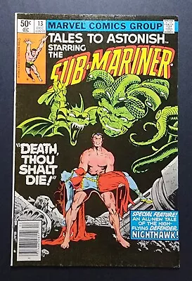 Buy Tales To Astonish #13 (1980) Sub-Mariner #13 Marvel Comics Reprint Comic Book • 4.15£