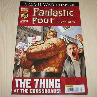 Buy Issue 48 FANTASTIC FOUR  Marvel  Comic Book THE THING 2009 • 7.50£