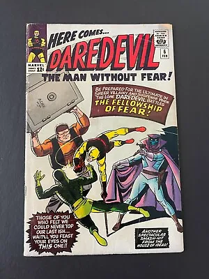 Buy Daredevil #6 - 1st Appearance Of Mister Fear (Marvel, 1965) Fine- • 105.57£