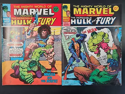 Buy The Mighty World Of Marvel Starring Hulk #271 & #272 Marvel Uk 1977 • 0.99£