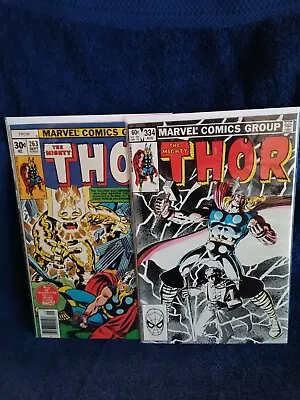 Buy 2 Comic Book Lot Of The Mighty Thor. 263,334 Marvel • 20.06£