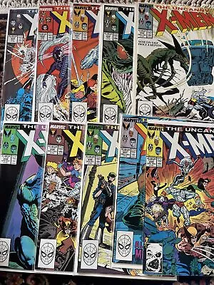 Buy Uncanny X-Men #229,230 VG,231,232,233,234,235,236,237,238 (1988) VF- To NM • 26.13£