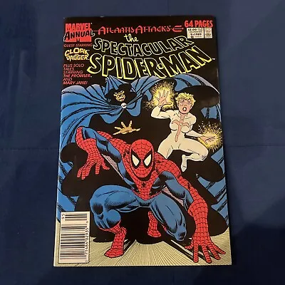 Buy Peter Parker SPECTACULAR SPIDER-MAN #9 Annual 1976 (1989) Cloak Dagger • 12.99£