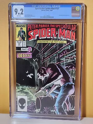 Buy Spectacular Spider-Man #131, CGC 9.2, Kraven/Vermin App 🔥MINT CONDITION CASE • 71.15£