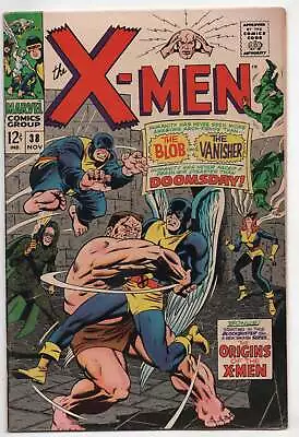 Buy Uncanny X-Men 38 Marvel 1967 FN Blob Vanisher Roy Thomas • 108.81£