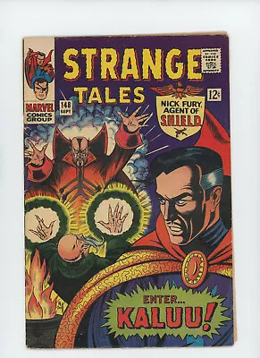 Buy Strange Tales #148 Marvel Comics 1966 FN 1st Full Kaluu, Origin Ancient One • 15.76£