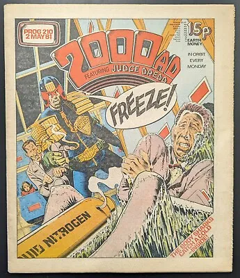 Buy 2000 AD Comic - Prog #210 (2 May 1981) Judge Dredd • 2.99£