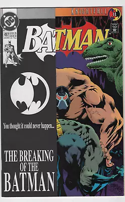 Buy Batman #497 3rd Print Variant Knightfall Bane Breaks Batmans Back Dc Comic 1993 • 40.21£
