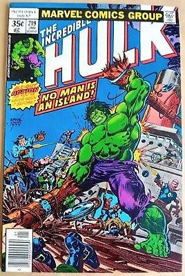 Buy Hulk #219 - FN (6.0) - Marvel 1978 - 35 Cents Copy - Sal Buscema / Chan Art • 6.50£