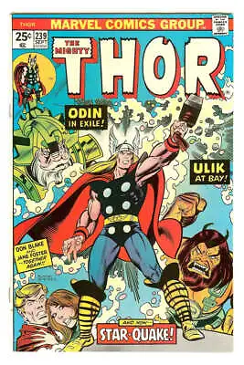 Buy Thor #239 7.0 // 1st Team Appearance Of The Heliopians Marvel Comics 1975 • 22.20£