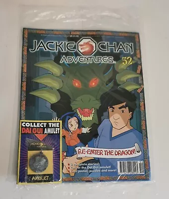 Buy Jackie Chan Adventures Magazine Issue 52 & 53 Factory Sealed W/ Dai Gui Amulet + • 99.99£