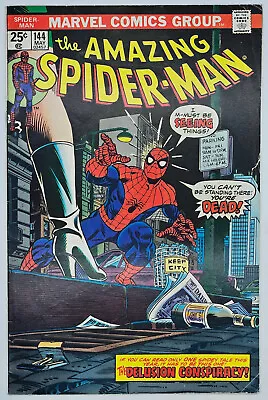 Buy The Amazing Spider-Man #144 1975 5.0 VGF Romita C.; 1st Full App GwenStacy Clone • 24.51£