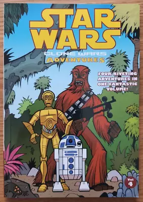 Buy Star Wars The Clone Wars Adventures Volume 4 TPB Paperback Digest Graphic Novel • 2.99£