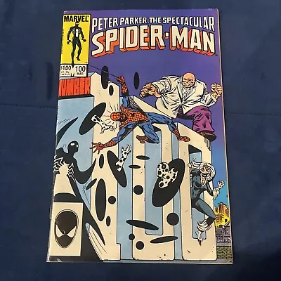 Buy Peter Parker Spectacular Spider-Man 100 Spot 2nd Cover App • 19.99£