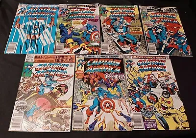 Buy Captain America Lot Of (7) 260 Vf 261-263 266 Fn 268-269 Vf Great Reading Copies • 19.98£